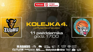 Żubry Abakus Okna Białystok - Rysie Sochaczew | 2. Liga Mężczyzn