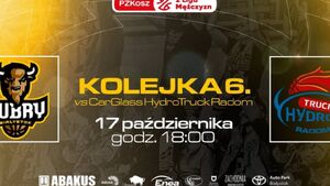 Mecz koszykówki: Żubry Abakus Okna Białystok VS CarGlass HydroTruck Radom / 6. kolejka II ligi
