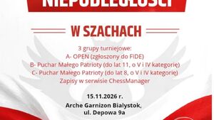 I Podlaski Puchar Niepodległości w Szachach