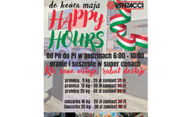 Pranie od 25 zł rano – Happy Hours | Renzacci Białystok
