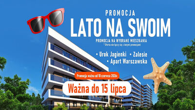Zaczynamy letnią promocję!  Rabaty nawet do 700zł/m2. 