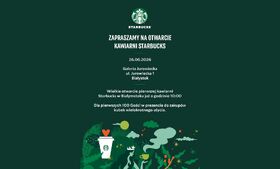 Wielkie otwarcie kawiarni Starbucks w Galerii Jurowieckiej