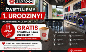 Pralnia Renzacci Białystok świętuje swoje pierwsze urodziny