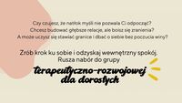 Grupa terapeutyczno-rozwojowa dla dorosłych