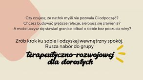 Grupa terapeutyczno-rozwojowa dla dorosłych