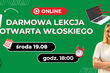 Darmowa lekcja otwarta języka włoskiego