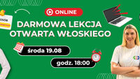 Darmowa lekcja otwarta języka włoskiego