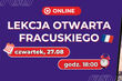 Darmowa lekcja otwarta języka francuskiego