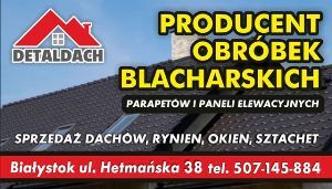 Obróbki blacharskie, parapety, rynny, dachy, okna, panele elewacyjne
