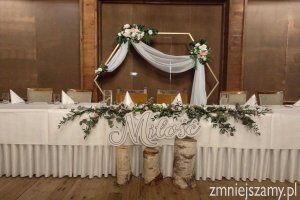 Ścianka do zdjęć, tło, stelaż kwiaty, ślub, wesele, heksagon HIT 2021!