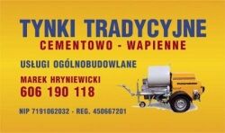 TYNKI TRADYCYJNE BIAŁYSTOK**TEL.606190118**TANIO I SOLIDNIE!