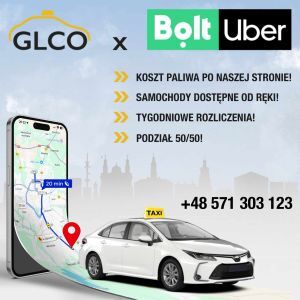 Zatrudnimy na BOLT,FREE NOW,UBER
