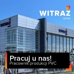 Pracownik linii produkcyjnej PVC Witraż Okna