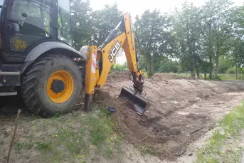 Usługi koparko ładowarką wykopy młot zasypywanie