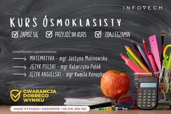 Kurs ósmoklasisty w INFOTECH