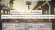 Operator Żurawia – Praca Niemcy Norymberga