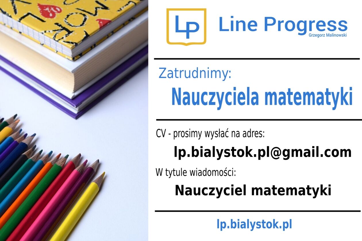 Zatrudnię Nauczyciela Matematyki