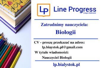 Zatrudnię Nauczyciela Biologii