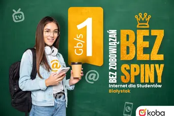 KOBA - Tani Internet dla studentów Białystok 2025