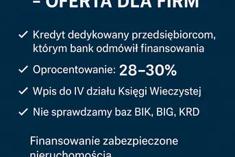 Pożyczki dla firm z zabezpieczeniem nieruchomością