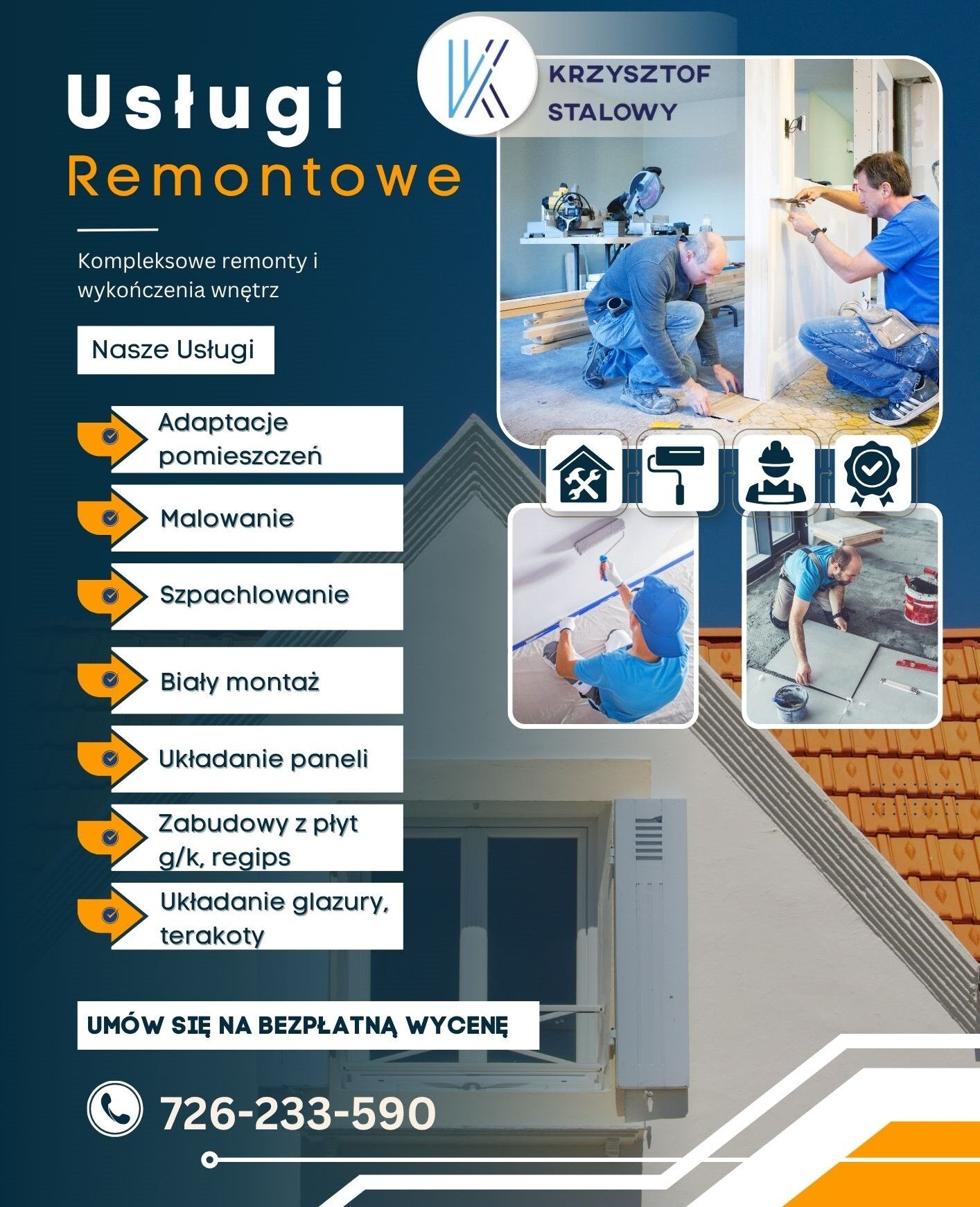 USŁUGI REMONTOWO BUDOWLANE 