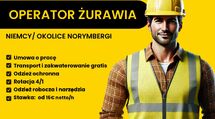 Cieśla, Zbrojarz, Operator Suwnicy – Praca Niemcy