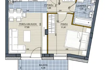 Proletariacka 37m²
