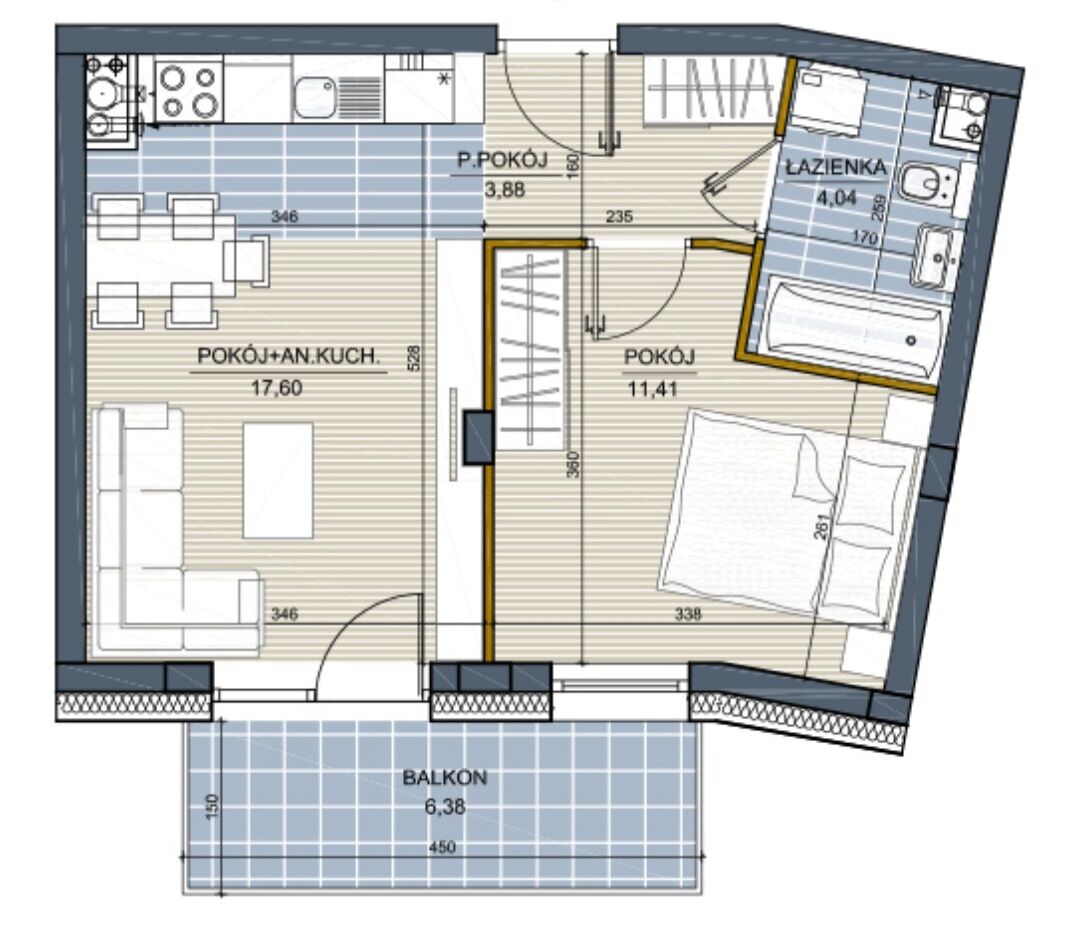 Proletariacka 37m²