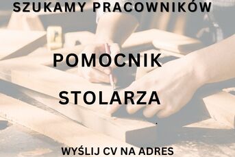 Szukamy pracowników na stolarnie 