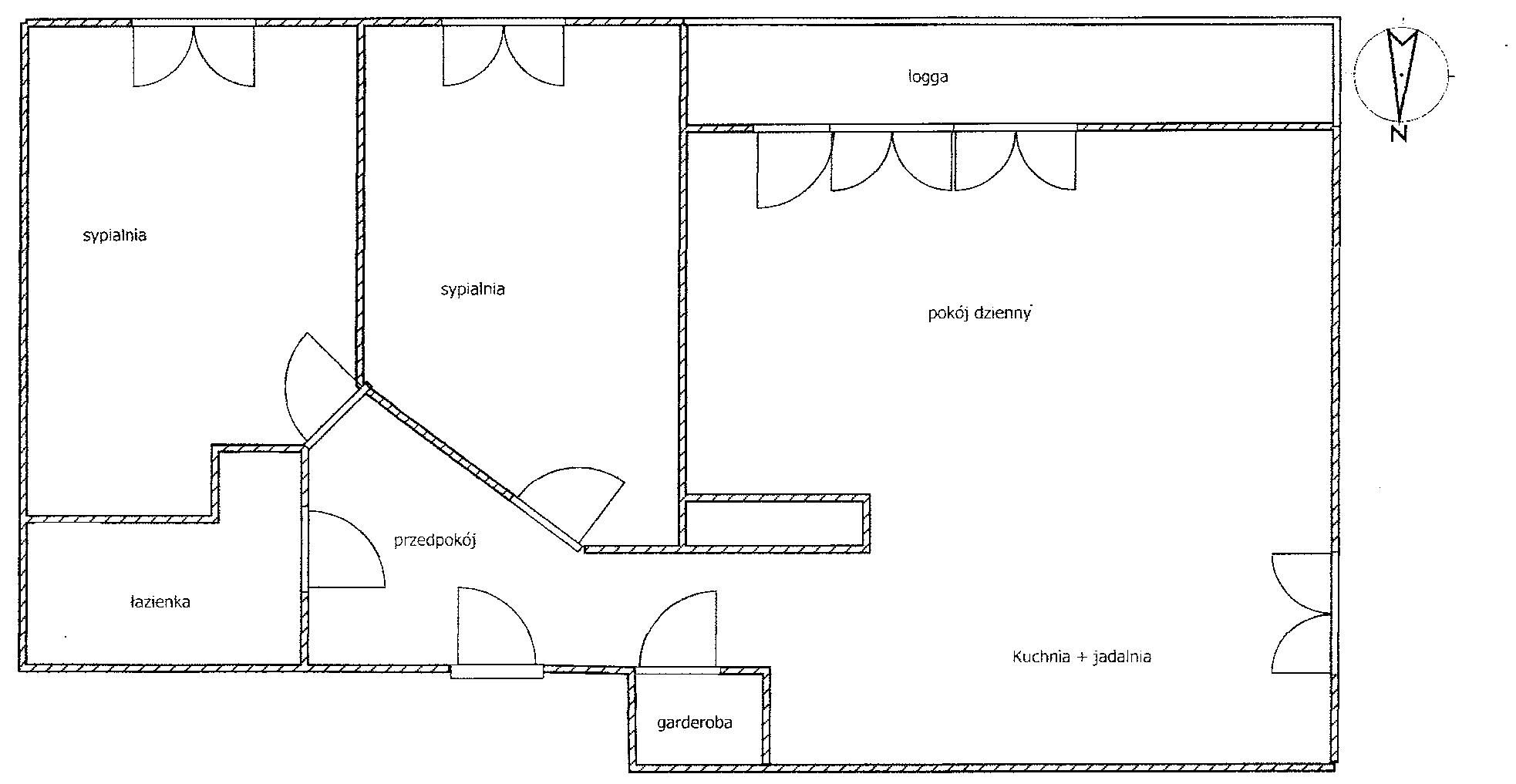 Przestronne 3-pok. 70m2 na os. Leśna Dolina