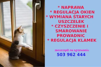 Naprawa i regulacja okien