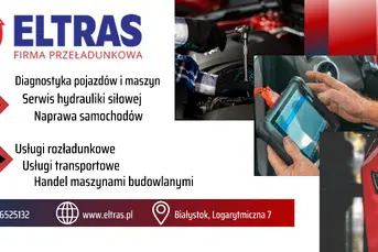 TRANSPORT CIĘŻAROWY SERWIS ROZŁADUNEK ELTRAS