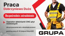 Operator Okleiniarki Płyt Meblowych CNC (do przyuc