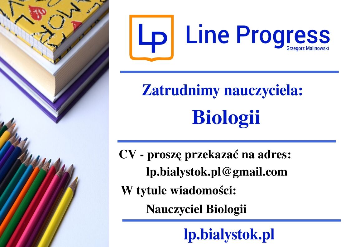 Zatrudnię Nauczyciela Biologii