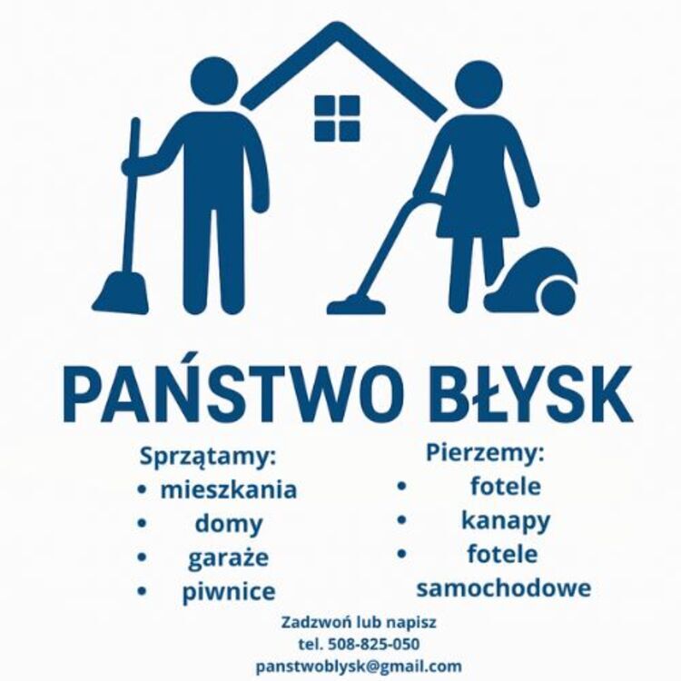Sprzątanie ! Czyszczenie ! Pranie !