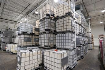 Używany zbiornik IBC – wysokiej jakości rozwiązani