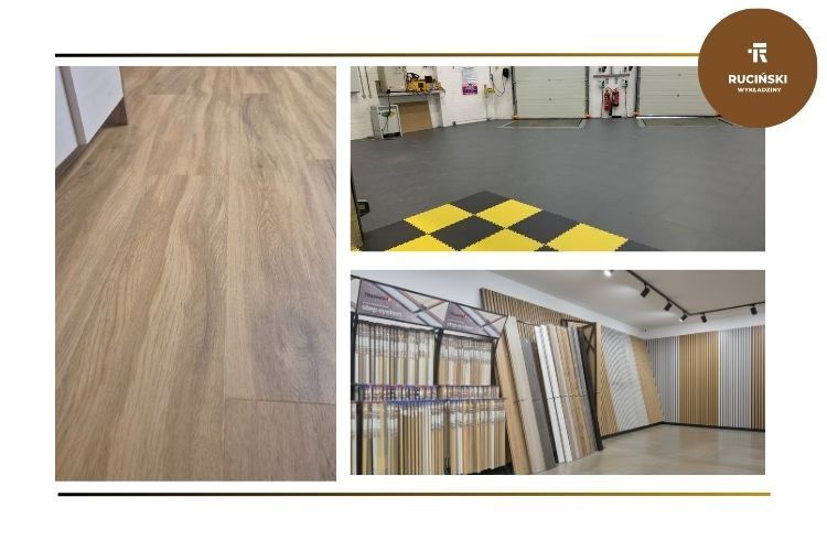 Podłogi, wykładziny, akcesoria, chemia i narzędzia