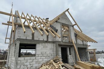 Stany surowe, stropy, schody, 