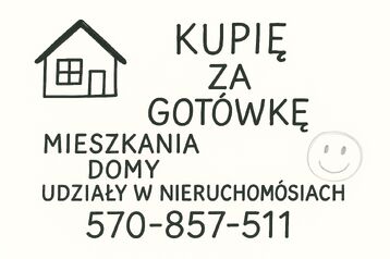 Kupię, mieszkanie, dom, działkę, udziały w nieruchomosciach