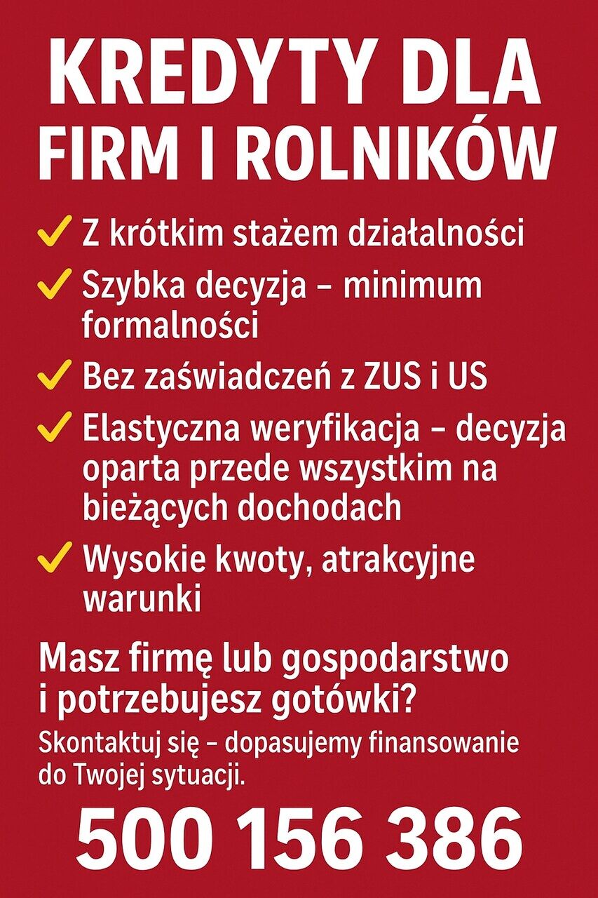 Szukasz finansowania dla firmy