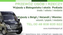 Wyjazd z Białegostoku busem Belgia Holandia Niemcy