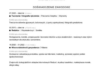 Poszukuję jakiejkolwiek pracy, normalnej bądź zdalnej