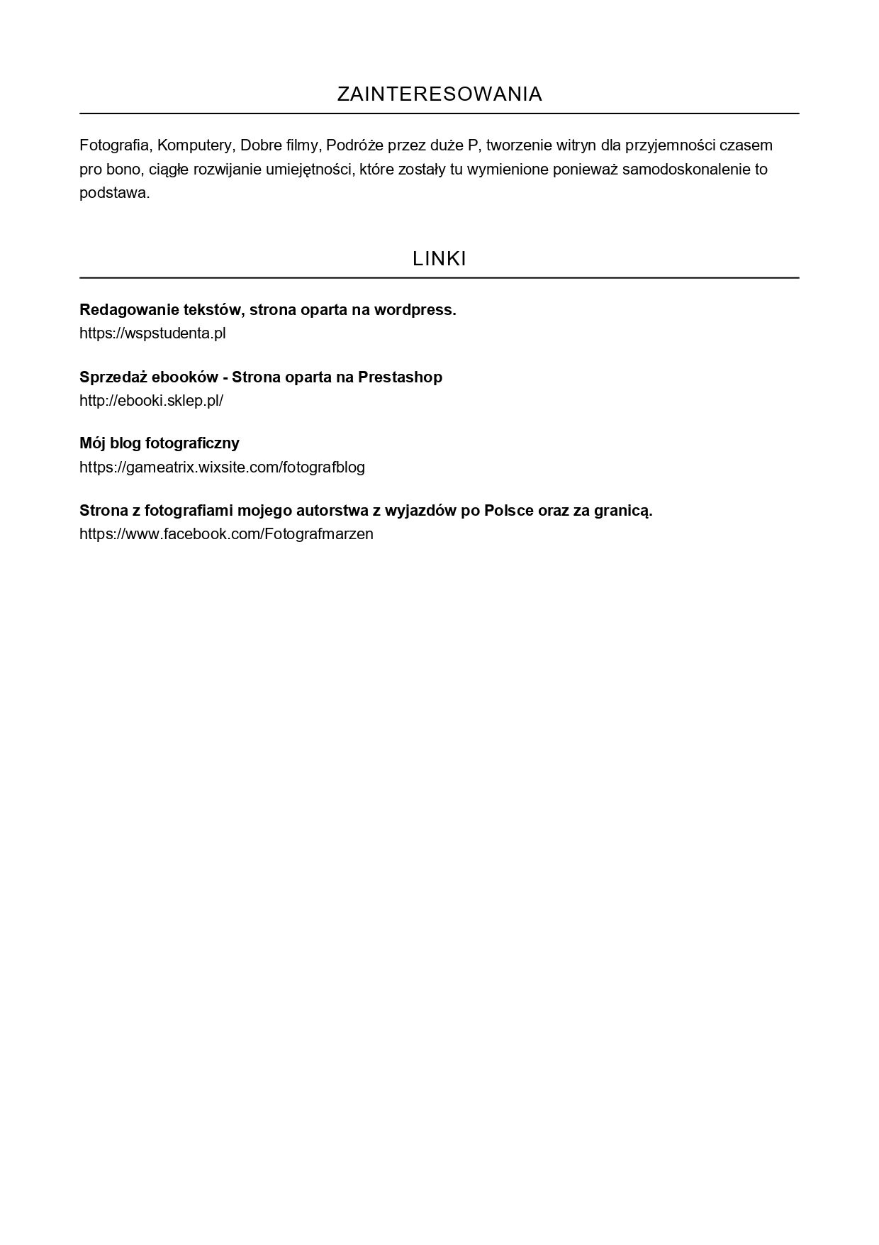 Poszukuję jakiejkolwiek pracy, normalnej bądź zdalnej