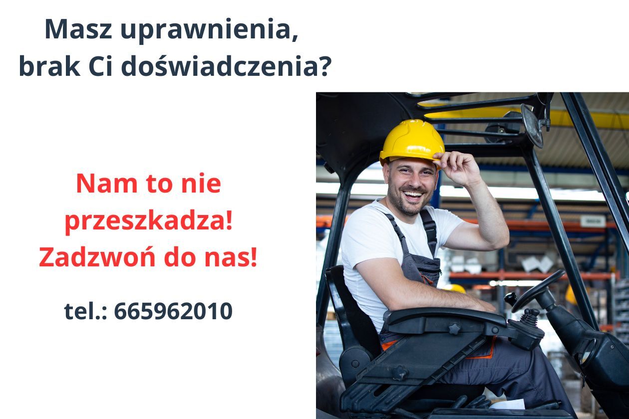 Zdałeś egzamin na Operatora Wózka Widłowego? Dołącz do nas!