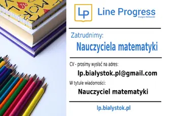 Zatrudnię Nauczyciela Matematyki