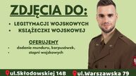 Zdjęcia do legitymacji i książeczki wojskowej  TAP Białystok Podlaskie 
