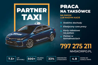Praca kierowca kat. B | TAXI PARTNER