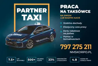 Praca kierowca kat. B | TAXI PARTNER