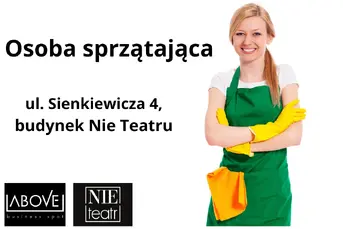 Osoba sprzątająca, ul. Sienkiewicza 4