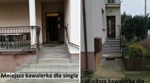 Do wynajęcia dwie kawalerki w willi.